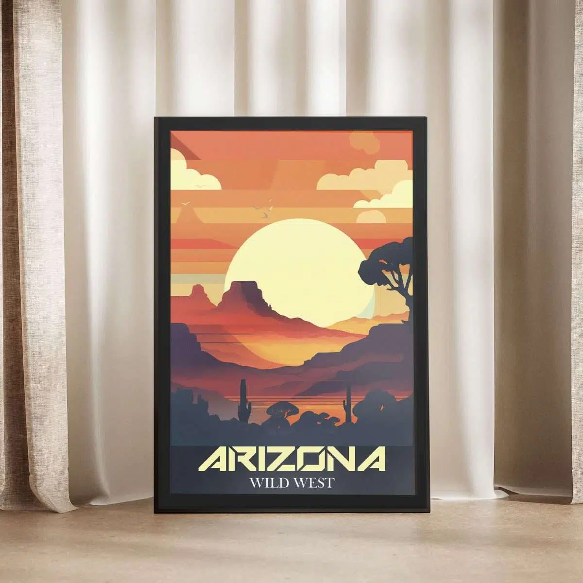 Arizona Wild West Framed Poster