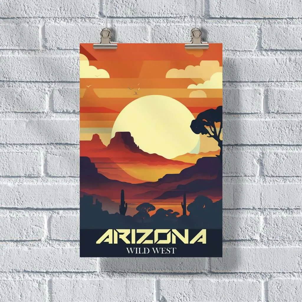 Arizona Wild West Poster