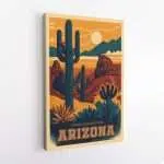 Arizona Grand Canyon State Canvas