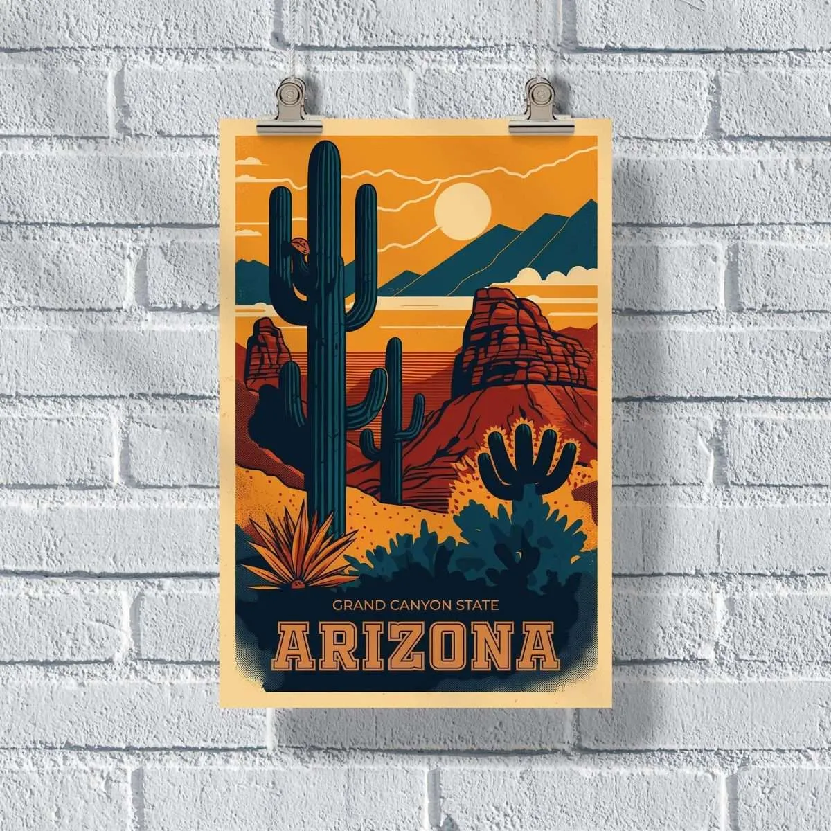 Arizona Grand Canyon State Poster