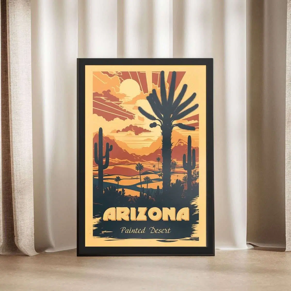 Arizona Painted Desert Framed Poster