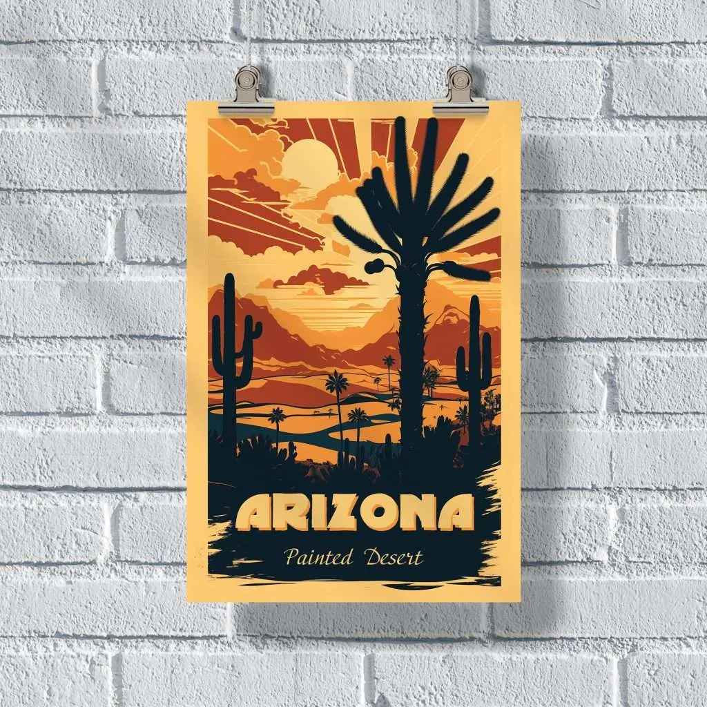 Arizona Painted Desert Poster