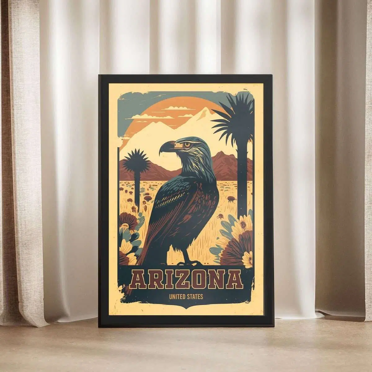 Arizona United States Framed Poster