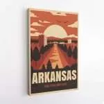 Arkansas Find Your Own Path Canvas