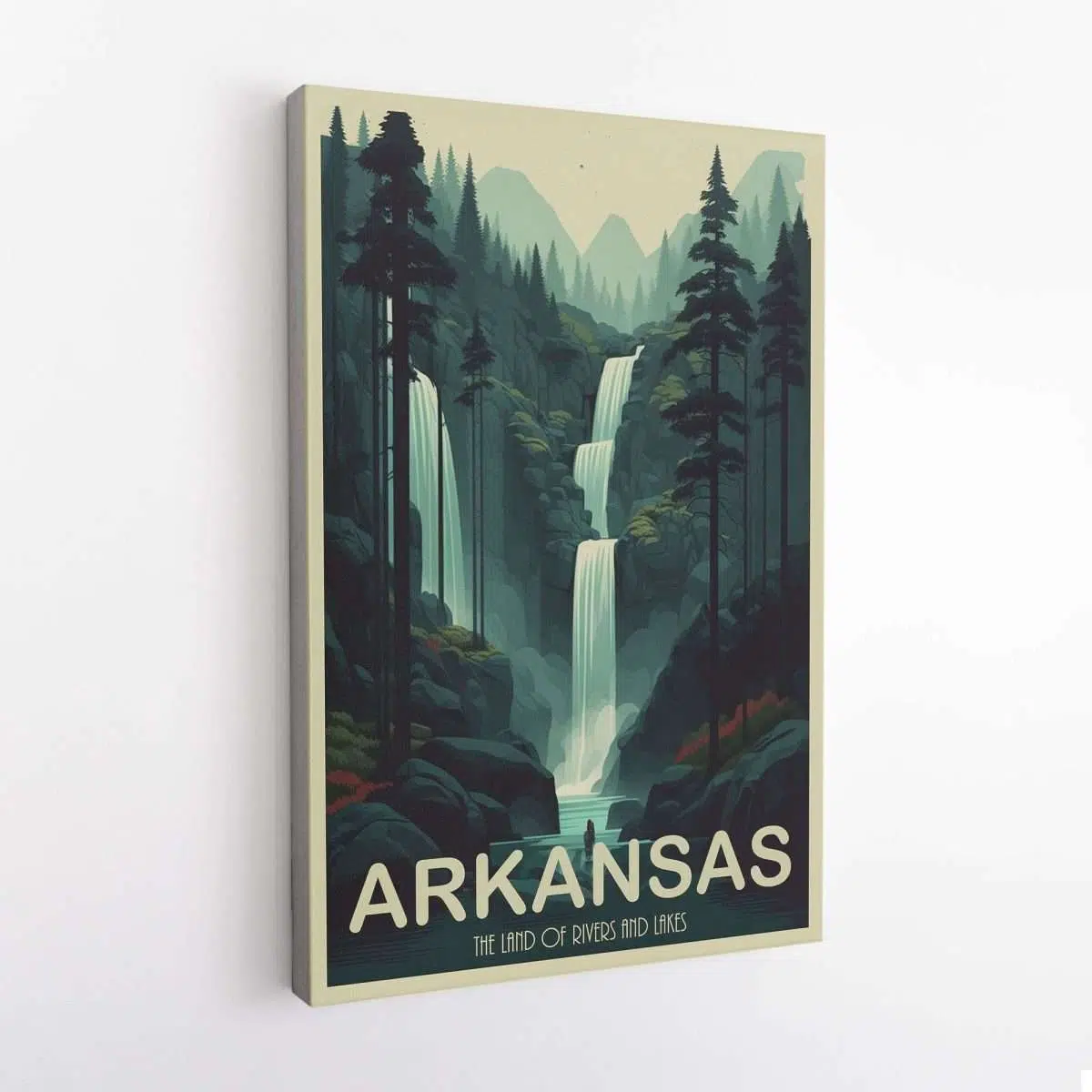 Arkansas The Land Of Rivers And Lakes Canvas