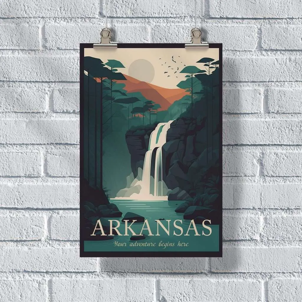 Arkansas Your Adventure Begins Here Poster