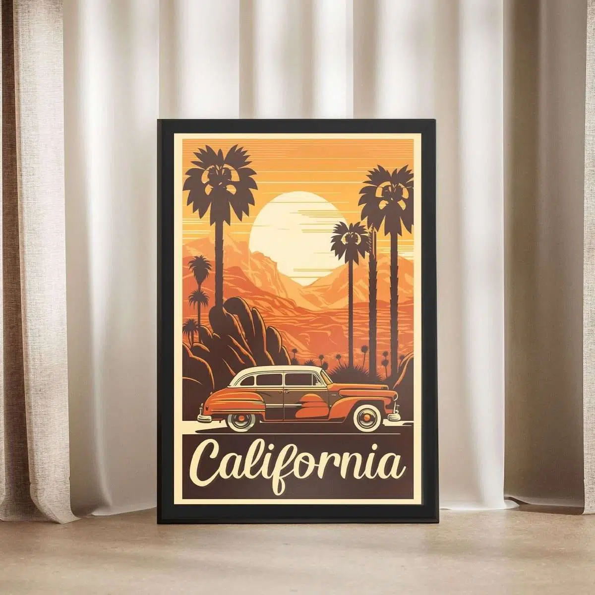 California Framed Poster