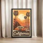 California Framed Poster