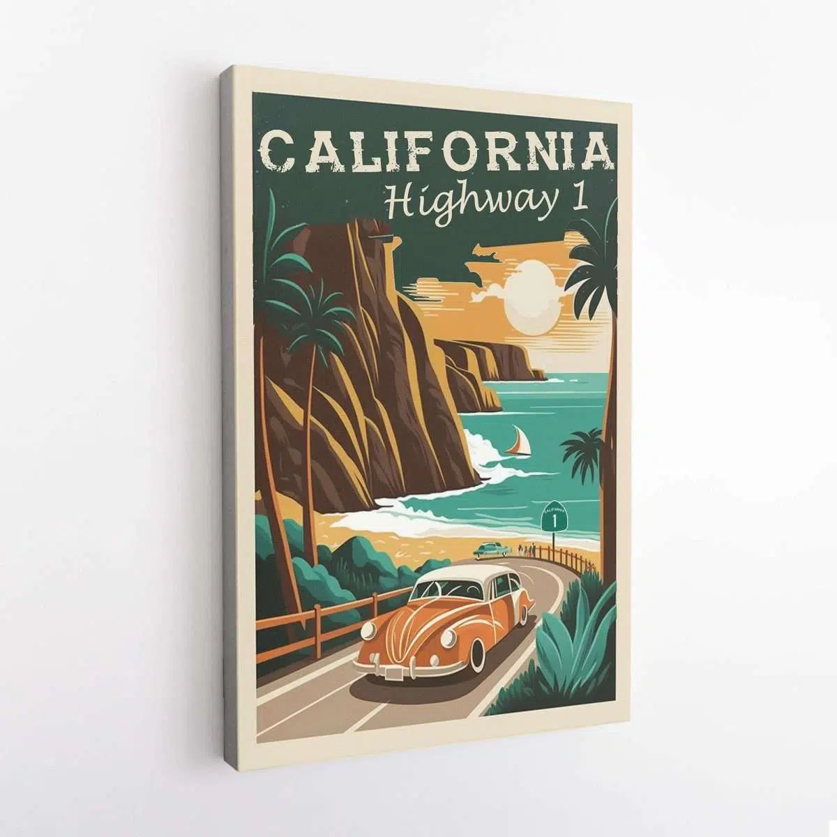 California Highway 1 Canvas