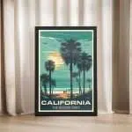 California The Golden State Framed Poster