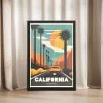 California United States Framed Poster