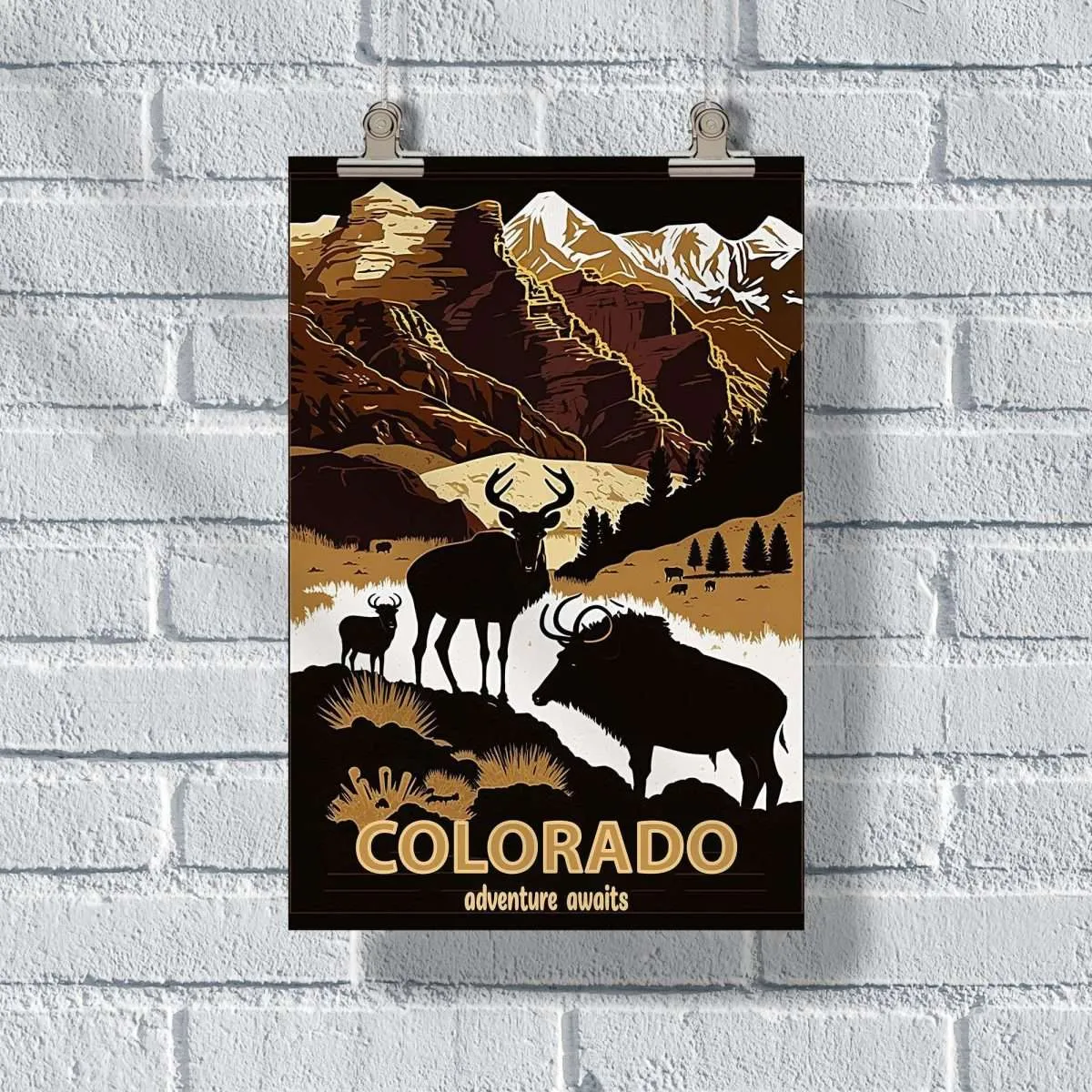 Colorado Adventure Awaits Poster