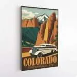 Colorado Centennial State Canvas