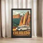 Colorado Centennial State Framed Poster