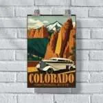 Colorado Centennial State Poster