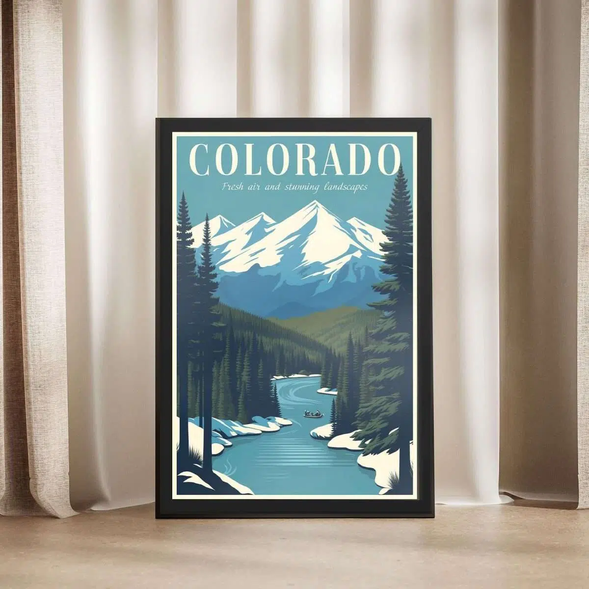 Colorado Fresh Air And Stunning Landscapes Framed Poster