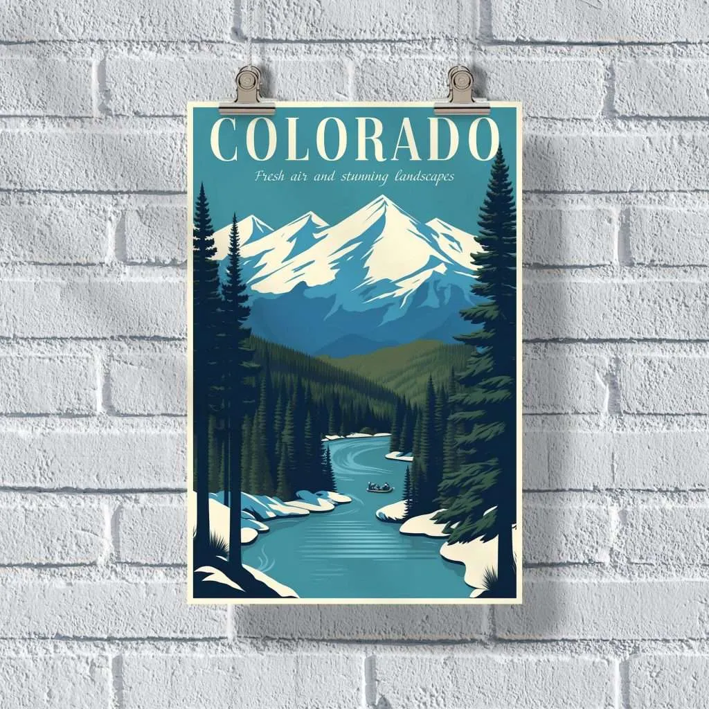 Colorado Fresh Air And Stunning Landscapes Poster