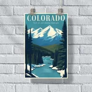 Colorado Fresh Air And Stunning Landscapes Poster