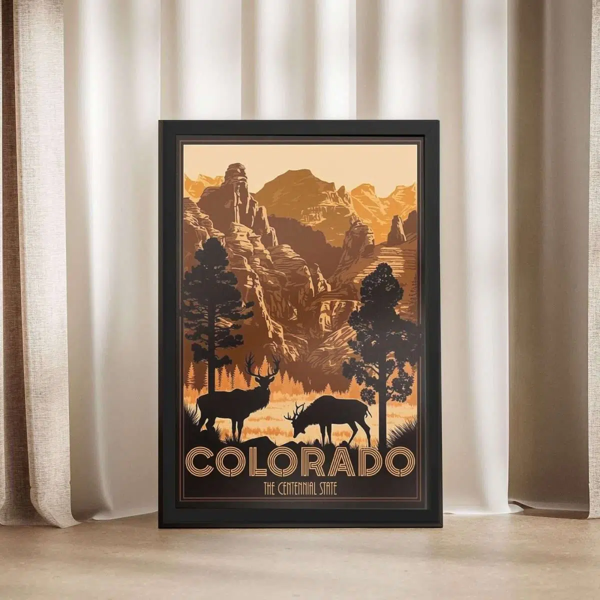 Colorado The Centennial State Framed Poster