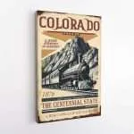 Colorado Historic Nil Sine Numine Canvas