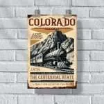 Colorado Historic Nil Sine Numine Poster