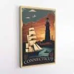 Connecticut A State Rich In Colonial History Canvas