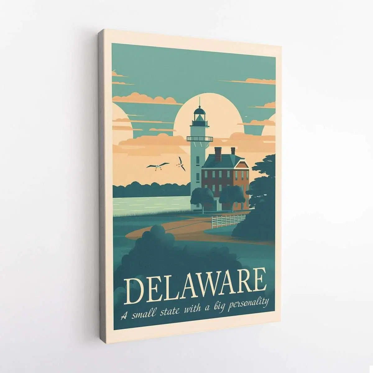 Delaware A Small State With A Big Personality Canvas