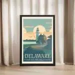 Delaware A Small State With A Big Personality Framed Poster