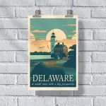 Delaware A Small State With A Big Personality Poster