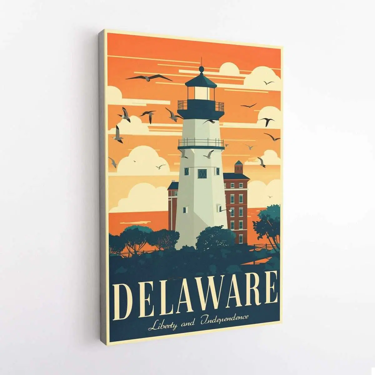 Delaware Liberty And Independence Canvas