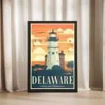 Delaware Liberty And Independence Framed Poster