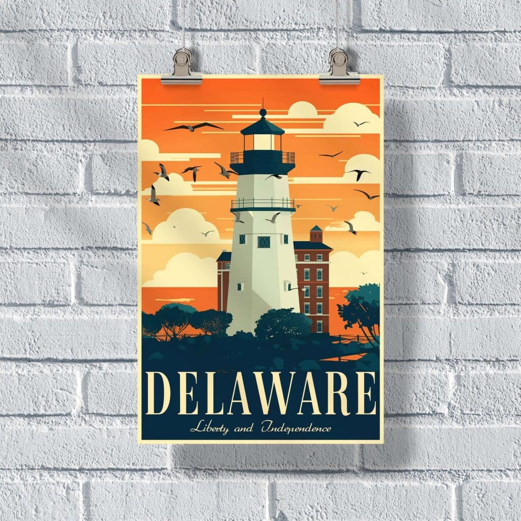 Delaware Liberty And Independence Poster