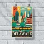 Delaware The First State Poster