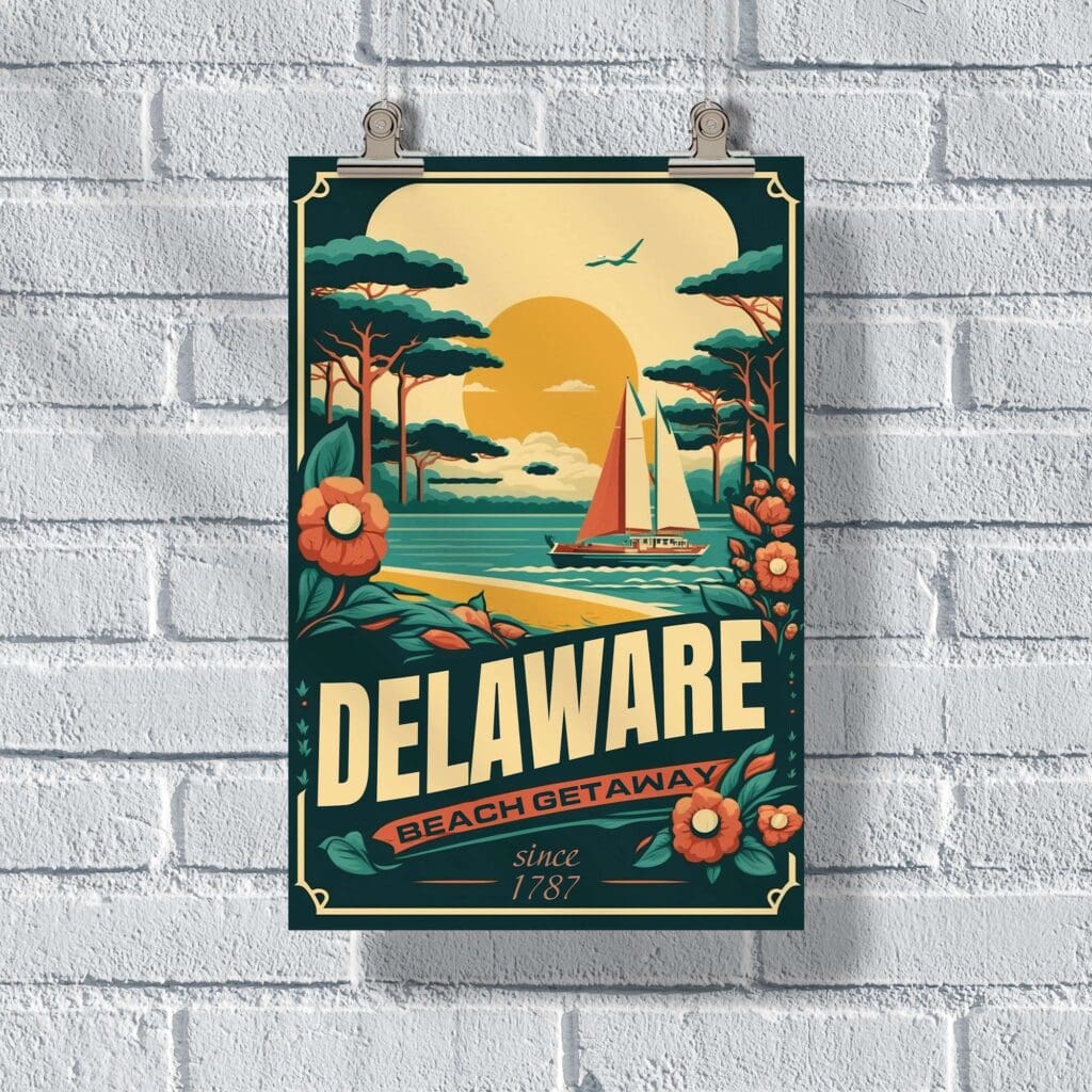 Delaware Beach Getaway Poster