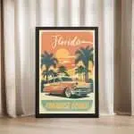 Florida Paradise Found Framed Poster