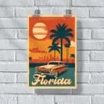 Florida Sunshine State Poster