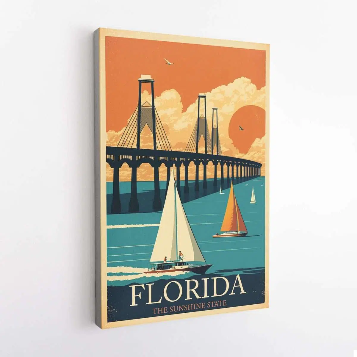 Florida The Sunshine State Canvas