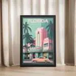 Florida Endless Summer Vibes Framed Poster