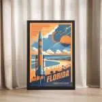 Florida Kennedy Space Center Framed Poster