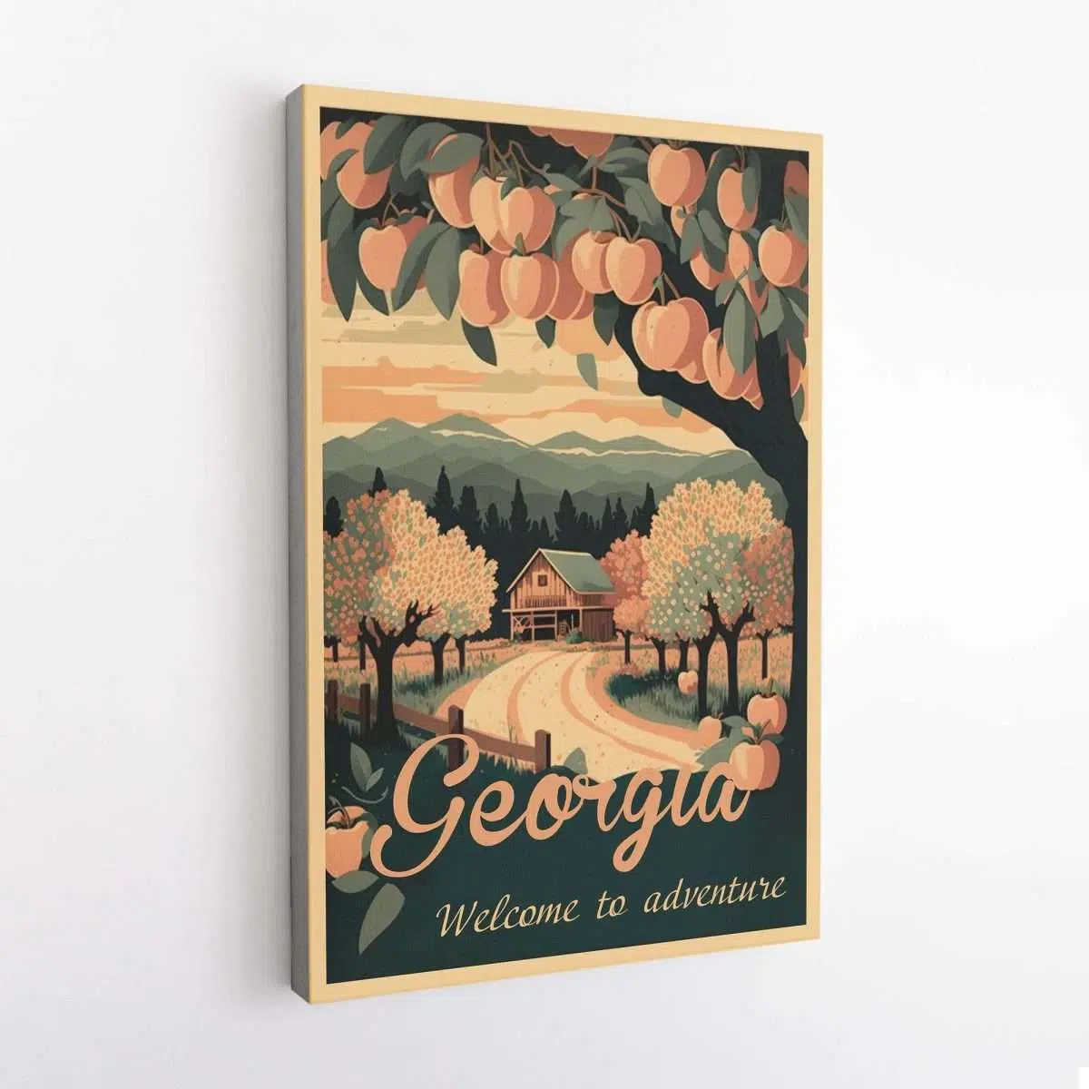 Georgia Welcome To Adventure Canvas