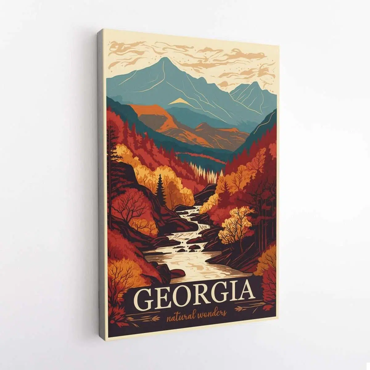 Georgia Natural Wonders Canvas