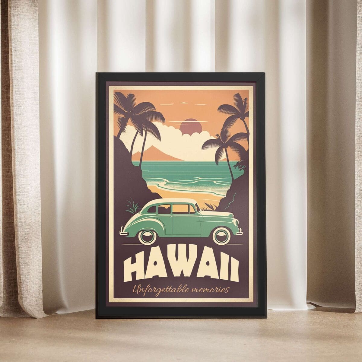 Hawaii Unforgettable Memories Framed Poster