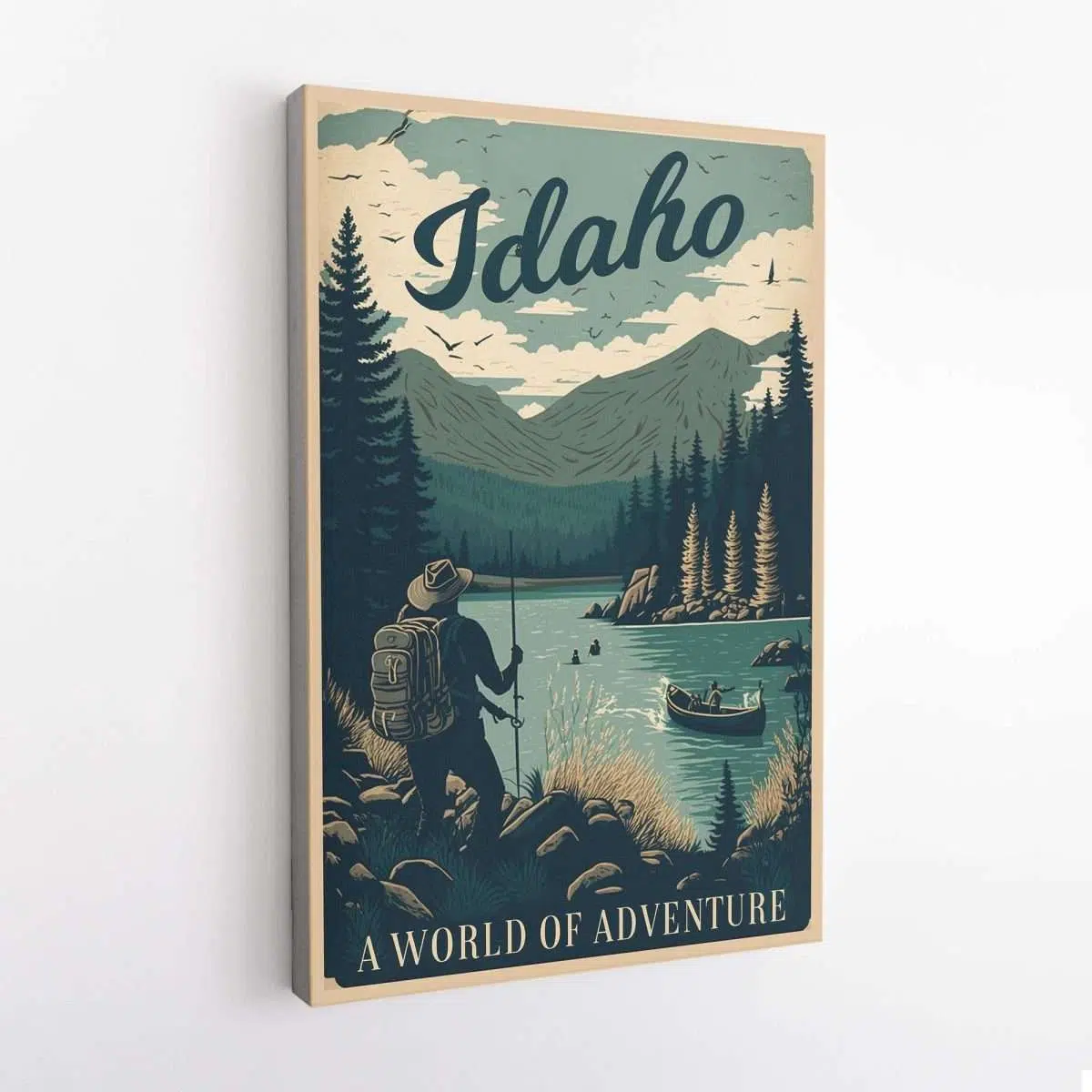 Idaho A World Of Adventure Canvas