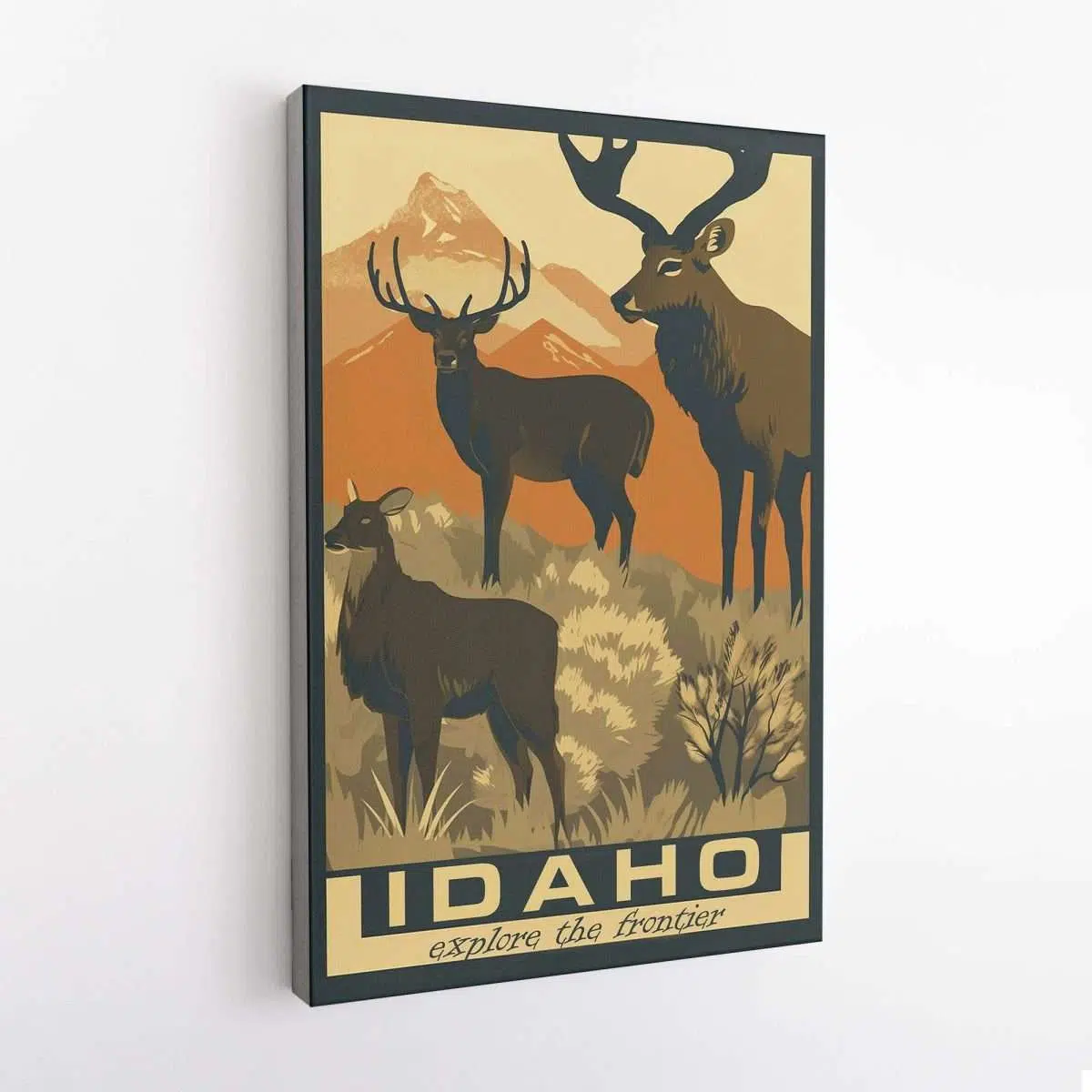 Idaho Explore The Frontier Canvas