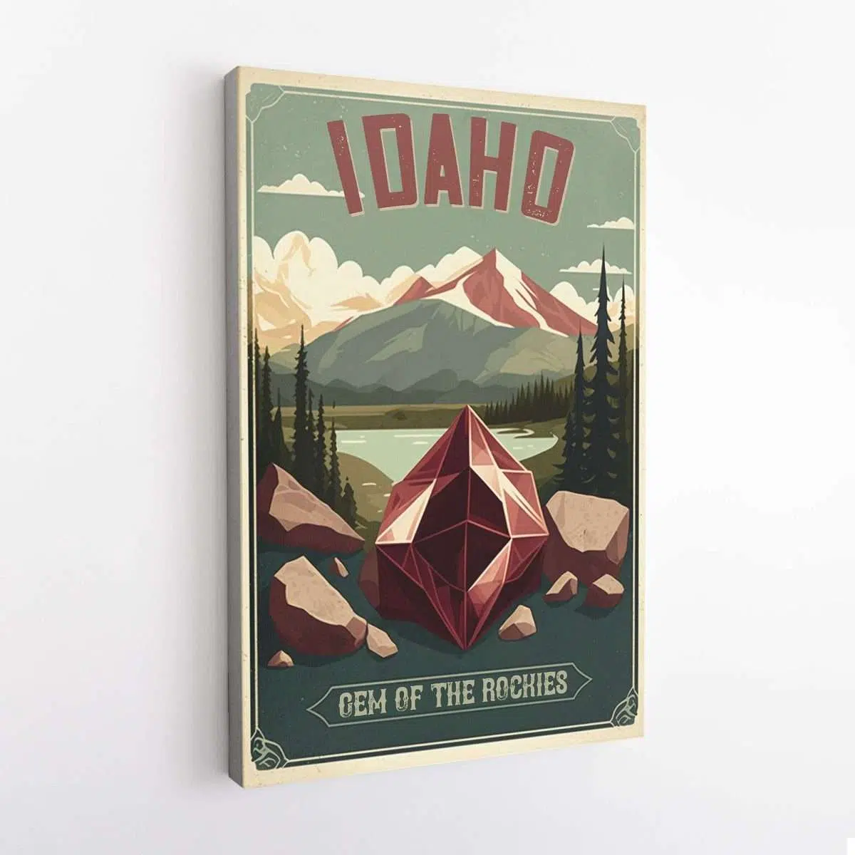 Idaho Gem Of The Rockies Canvas