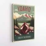 Idaho Gem Of The Rockies Canvas