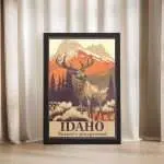 Idaho Nature's Playground Framed Poster