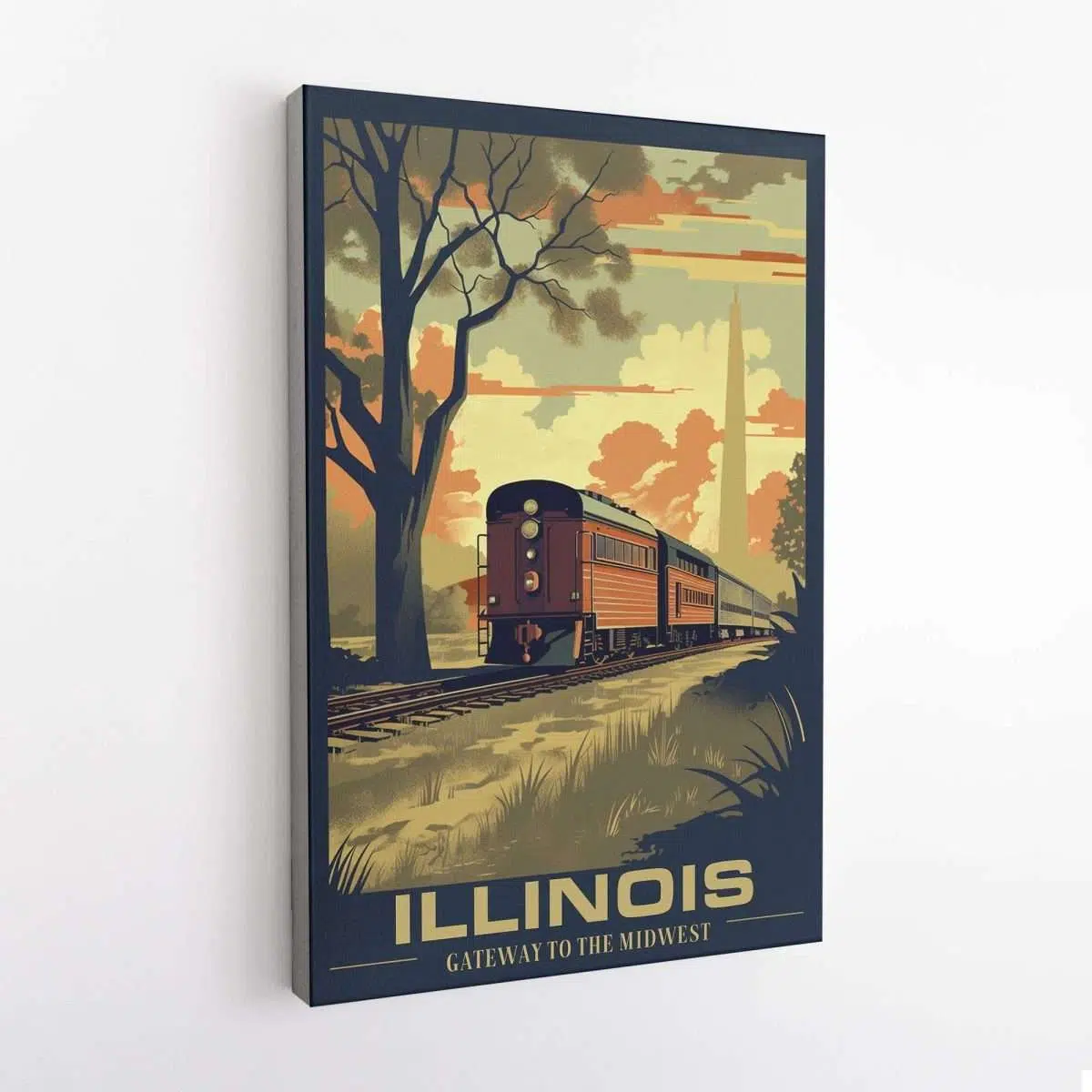 Illinois Gateway To The Midwest Canvas