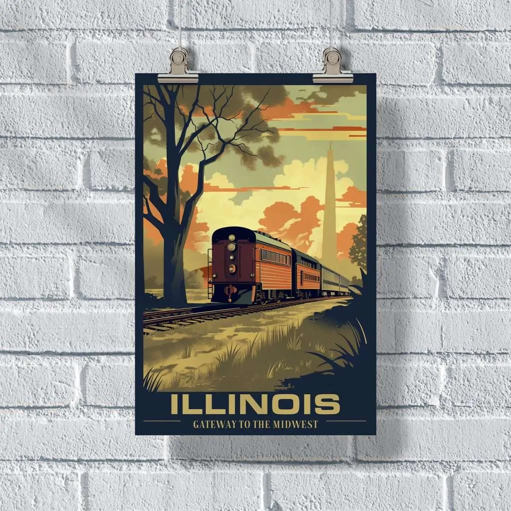 Illinois Gateway To The Midwest Poster