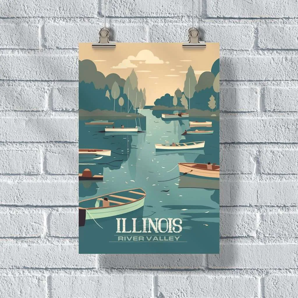 Illinois River Valley Poster